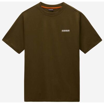 Napapijri Small Logo Box M - T-shirt - Uomo - Verde L Napapijri Small Logo Box M - T-shirt - Uomo - Verde L
