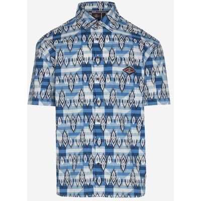 Bear Beach Break M - Camicia - Uomo - Blu L Bear Beach Break M - Camicia - Uomo - Blu L