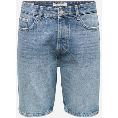 Only Edge Straight Fit M - Bermuda - Uomo - Denim M Only Edge Straight Fit M - Bermuda - Uomo - Denim M