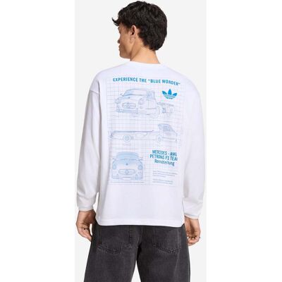 Adidas Originals Mercedes M - T-shirt - Uomo - Bianco XL Adidas Originals Mercedes M - T-shirt - Uomo - Bianco XL