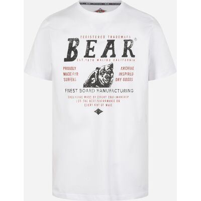 Bear Iconic Surf M - T-shirt - Uomo - Bianco S Bear Iconic Surf M - T-shirt - Uomo - Bianco S