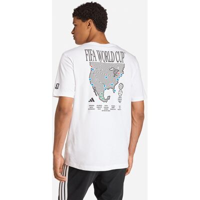 Adidas Fifa Wolrd Cup 26mt Map M - T-shirt - Uomo - Bianco XS Adidas Fifa Wolrd Cup 26mt Map M - T-shirt - Uomo - Bianco XS