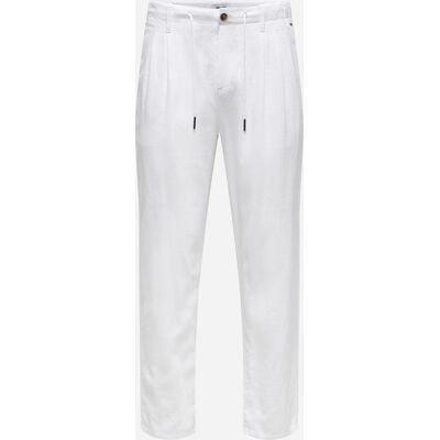 Only Leo Crop M - Pantalone - Uomo - Bianco nd_34/32 Only Leo Crop M - Pantalone - Uomo - Bianco nd_34/32