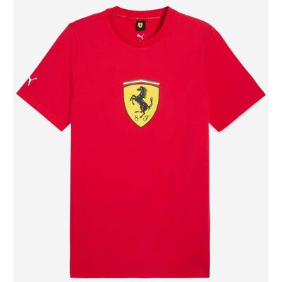 Puma Ferrari Colored Big Shield M - T-shirt - Uomo - Rosso M Puma Ferrari Colored Big Shield M - T-shirt - Uomo - Rosso M