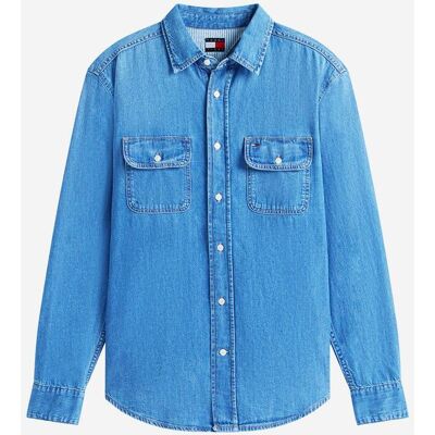 Tommy Hilfiger Relaxed Denim M - Camicia - Uomo - Denim L Tommy Hilfiger Relaxed Denim M - Camicia - Uomo - Denim L