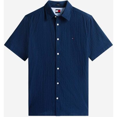 Tommy Hilfiger Seersucker M - Camicia - Uomo - Blu Navy XL Tommy Hilfiger Seersucker M - Camicia - Uomo - Blu Navy XL
