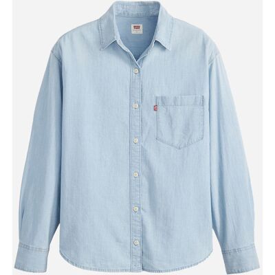 Levis Classic W - Camicia - Donna - Blu M Levis Classic W - Camicia - Donna - Blu M