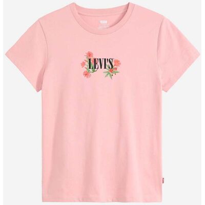 Levis Batwing Flowers W - T-shirt - Donna - Rosa L Levis Batwing Flowers W - T-shirt - Donna - Rosa L