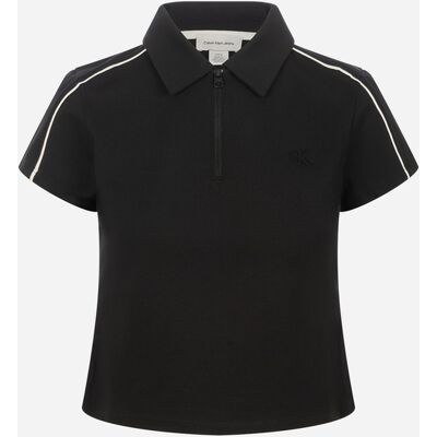 Calvin Klein Basic W - Polo - Donna - Nero nd_M Calvin Klein Basic W - Polo - Donna - Nero nd_M