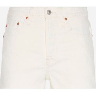 Levis 501 Original W - Short - Donna - Bianco W26 Levis 501 Original W - Short - Donna - Bianco W26