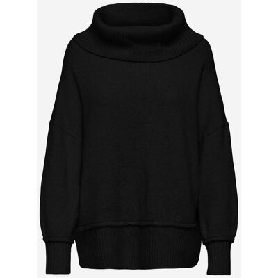 Only Hazel Ciambella W - Maglione - Donna - Nero M Only Hazel Ciambella W - Maglione - Donna - Nero M