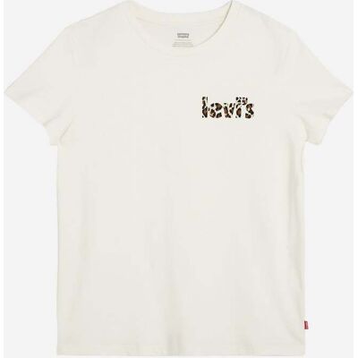 Levis Logo Chest Leopard W - T-shirt - Donna - Bianco XS Levis Logo Chest Leopard W - T-shirt - Donna - Bianco XS