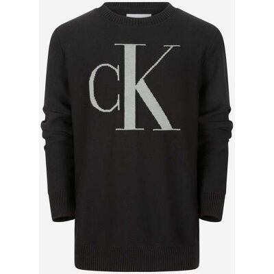 Calvin Klein Monogram Jr - Maglione - Nero 12ANNI Calvin Klein Monogram Jr - Maglione - Nero 12ANNI