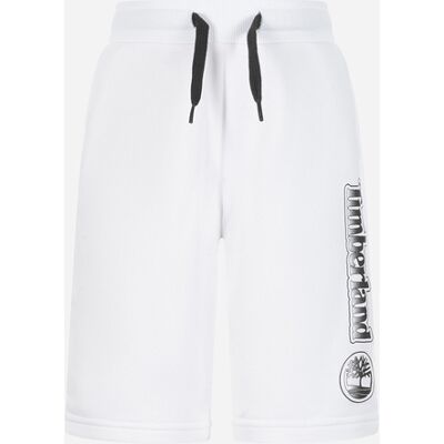 Timberland Linear Logo Jr - Bermuda - Bianco 12ANNI Timberland Linear Logo Jr - Bermuda - Bianco 12ANNI