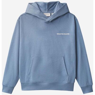 Calvin Klein Basic Jr - Felpa - Blu 12ANNI Calvin Klein Basic Jr - Felpa - Blu 12ANNI