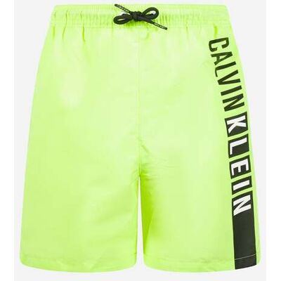 Calvin Klein Boxer Logo Leg Jr - Boxer Mare - Giallo 10-12ANNI Calvin Klein Boxer Logo Leg Jr - Boxer Mare - Giallo 10-12ANNI