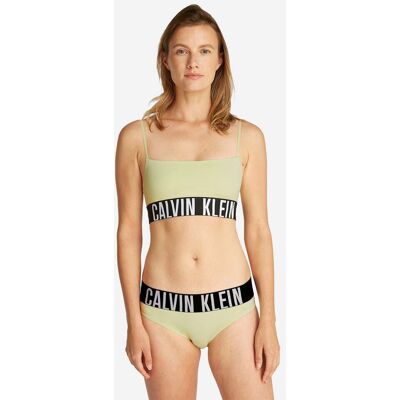 Calvin Klein Slip Intense Power Bikini W - Slip Intimo - Donna - Verde S Calvin Klein Slip Intense Power Bikini W - Slip Intimo - Donna - Verde S