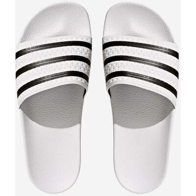 Adidas Adilette M - Ciabatte - Uomo - Bianco 47 1/3 Adidas Adilette M - Ciabatte - Uomo - Bianco 47 1/3