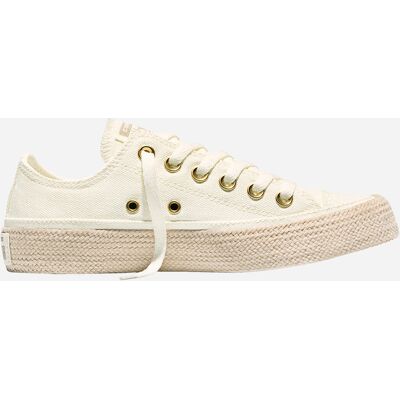 Converse Chuck Taylor All Star Espadrille W - Scarpe Sneakers - Donna - Bianco 36,5 Converse Chuck Taylor All Star Espadrille W - Scarpe Sneakers - Donna - Bianco 36,5