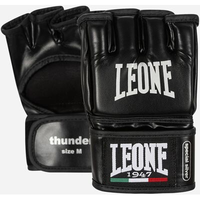 Leone Thunder Mma - Guanti - Nero S Leone Thunder Mma - Guanti - Nero S