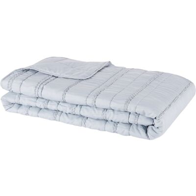 Maisons du Monde Trapunta morbida verde con fasce arricciate 220 cm x 240 cm 240x220x10cm Maisons du Monde Trapunta morbida verde con fasce arricciate 220 cm x 240 cm 240x220x10cm