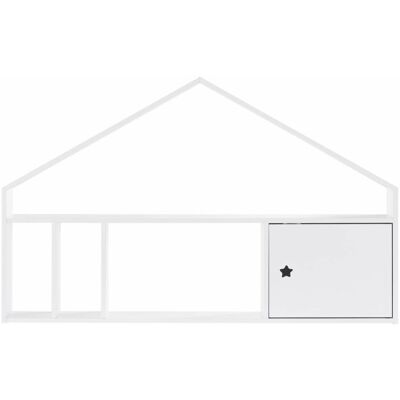 Maisons du Monde Modulo contenitore per scrivania a un anta bianco 100x63x15cm Maisons du Monde Modulo contenitore per scrivania a un anta bianco 100x63x15cm