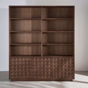 Maisons du Monde Libreria a 3 ante a battente marrone lung. 180 cm 180x211x40cm Maisons du Monde Libreria a 3 ante a battente marrone lung. 180 cm 180x211x40cm