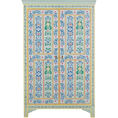 Maisons du Monde Armadio a 2 ante con motivi floreali multicolore 110 cm 110.5x180x55.5cm Maisons du Monde Armadio a 2 ante con motivi floreali multicolore 110 cm 110.5x180x55.5cm