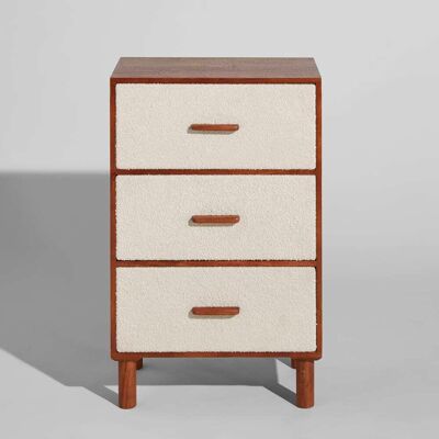Maisons du Monde Mobiletto contenitore bicolore con 3 cassetti 45x75.5x33cm Maisons du Monde Mobiletto contenitore bicolore con 3 cassetti 45x75.5x33cm