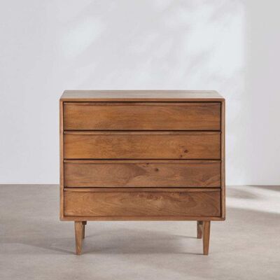 Maisons du Monde Cassettiera a 4 cassetti in legno di mango lung. 86 cm 86x84.5x45cm Maisons du Monde Cassettiera a 4 cassetti in legno di mango lung. 86 cm 86x84.5x45cm
