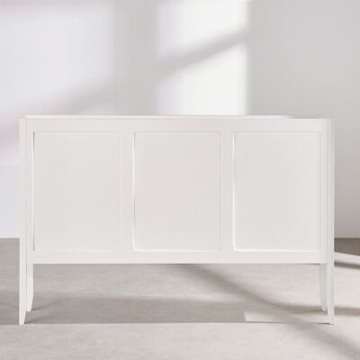 Maisons du Monde Testiera bianca da 166 cm con contenitore 166x111x27.6cm Maisons du Monde Testiera bianca da 166 cm con contenitore 166x111x27.6cm