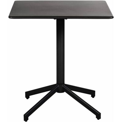 Maisons du Monde Tavolo pieghevole per ristorante in acciaio nero per 2 persone lung. 70 cm 70x75x70cm Maisons du Monde Tavolo pieghevole per ristorante in acciaio nero per 2 persone lung. 70 cm 70x75x70cm