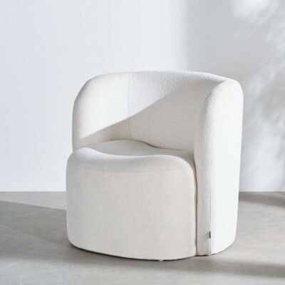 Maisons du Monde Poltrona écru 80.5x75x75.5cm Maisons du Monde Poltrona écru 80.5x75x75.5cm