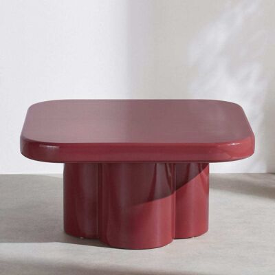 Maisons du Monde Tavolino quadrato bordeaux lung. 80 cm 80x40.5x80cm Maisons du Monde Tavolino quadrato bordeaux lung. 80 cm 80x40.5x80cm