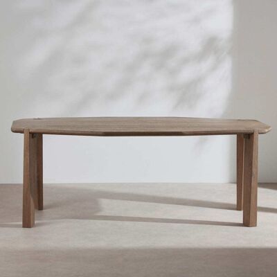 Maisons du Monde Tavolo da pranzo ovale in legno di mango spazzolato, 6/8 persone lung. 200 cm 200x75x108.9cm Maisons du Monde Tavolo da pranzo ovale in legno di mango spazzolato, 6/8 persone lung. 200 cm 200x75x108.9cm