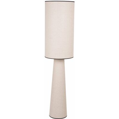 Maisons du Monde Piantana in poliestere riciclato beige e nero alt. 140cm 35x140x35cm Maisons du Monde Piantana in poliestere riciclato beige e nero alt. 140cm 35x140x35cm