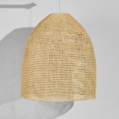 Maisons du Monde Lampada a sospensione non elettrificata realizzata in carta intrecciata traforata 70x80x70cm Maisons du Monde Lampada a sospensione non elettrificata realizzata in carta intrecciata traforata 70x80x70cm