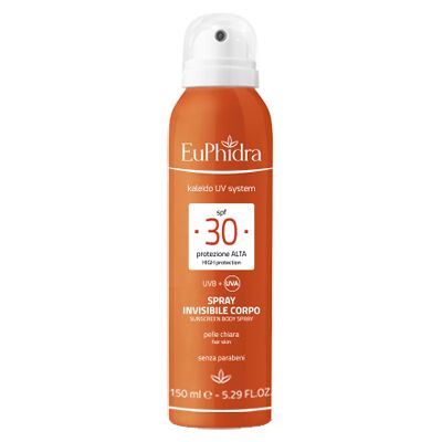Euphidra Spray Solare SPF 30 - Protezione Ampia Euphidra Spray Solare SPF 30 - Protezione Ampia