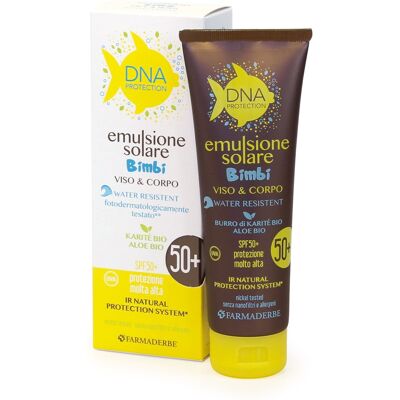 Farmaderbe SPF 50+ Emulsione Solare Bambini Farmaderbe SPF 50+ Emulsione Solare Bambini