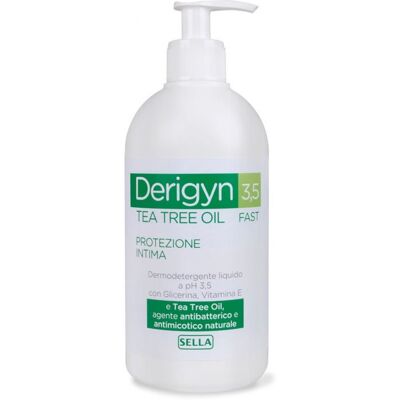SELLA Srl DERIGYN Fast Tea Tree Oil Detergente intimo 500ml SELLA Srl DERIGYN Fast Tea Tree Oil Detergente intimo 500ml