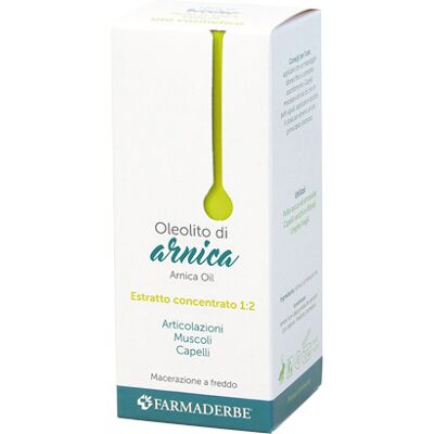 Olio di Arnica Farmaderbe - Sollievo muscolare & cuoio capelluto - 100ml Olio di Arnica Farmaderbe - Sollievo muscolare & cuoio capelluto - 100ml