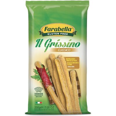 Farabella Grissino Classico Senza Glutine - Spuntino Farabella Grissino Classico Senza Glutine - Spuntino