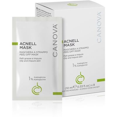 Maschera Viso Canova Azeloglicina - Purificante e Riducente dei Pori - 8 Bustine Maschera Viso Canova Azeloglicina - Purificante e Riducente dei Pori - 8 Bustine