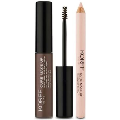 KORFF Srl KORFF MAKE UP KIT SOPRACCIGLIA 01 - MASCARA SOPRACCIGLIA + MATITA ILLUMINANTE KORFF Srl KORFF MAKE UP KIT SOPRACCIGLIA 01 - MASCARA SOPRACCIGLIA + MATITA ILLUMINANTE