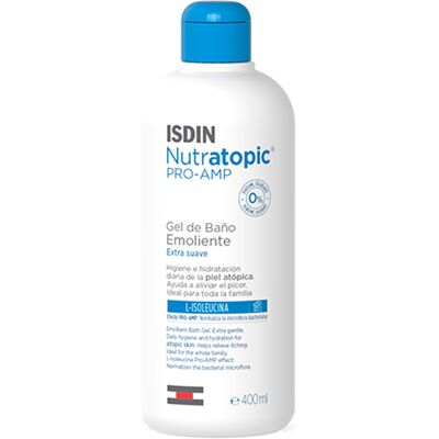 Gel doccia emolliente Isdin Nutratopic Pro-AMP - Cura della pelle Gel doccia emolliente Isdin Nutratopic Pro-AMP - Cura della pelle