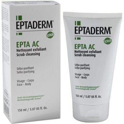Unika Labs Srl Epta Ac Detergente Scrub - Pulizia viso per pelle grassa Unika Labs Srl Epta Ac Detergente Scrub - Pulizia viso per pelle grassa