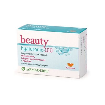 Farmaderbe Srl Farmaderbe Beauty Hyaluronic 100 - Integratore alimentare Farmaderbe Srl Farmaderbe Beauty Hyaluronic 100 - Integratore alimentare