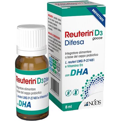 NOOS Srl REUTERIN D3 Difesa DHA Gtt 8ml NOOS Srl REUTERIN D3 Difesa DHA Gtt 8ml