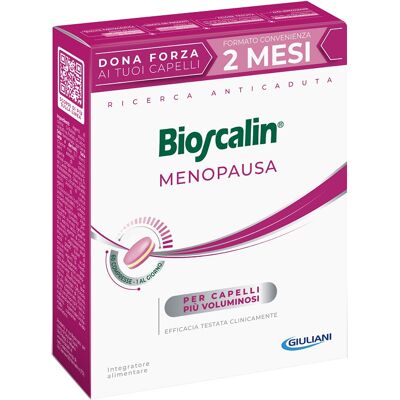 GIULIANI SpA BIOSCALIN MENOPAUSA 60 COMPRESSE - Integratore per il benessere dei capelli GIULIANI SpA BIOSCALIN MENOPAUSA 60 COMPRESSE - Integratore per il benessere dei capelli