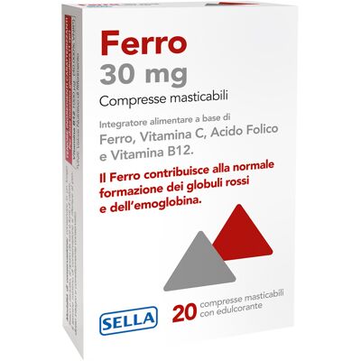 SELLA Srl FERRO 30mg 20 Cpr SELLA SELLA Srl FERRO 30mg 20 Cpr SELLA